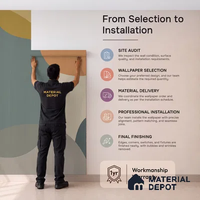 Modern Mosaic Abstract Theme Room Canvas (Customised Wallpaper)