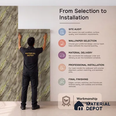 MH 225 | 10 Meter x 21 Inches Marble Look Wallpaper - 57.37 Sq. Ft. | Minimum 10% wastage during installation