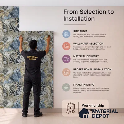 MH 276 | 10 Meter x 21 Inches Marble Look Wallpaper - 57.37 Sq. Ft. | Minimum 10% wastage during installation