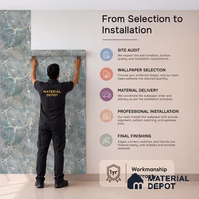 MH 265 | 10 Meter x 21 Inches Marble Look Wallpaper - 57.37 Sq. Ft.