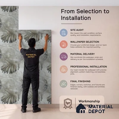MH 283 | 10 Meter x 21 Inches Marble Look Wallpaper - 57.37 Sq. Ft. | Minimum 10% wastage during installation