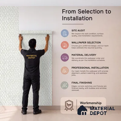 2004-2 | 5 Meter x 42 Inches Texture Look Wallpaper - 57 Sq. Ft.