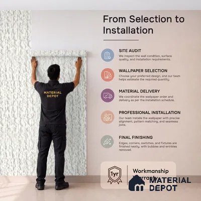 2007-1 | 5 Meter x 42 Inches Texture Look Wallpaper - 57 Sq. Ft.