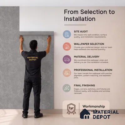 74061-3 | 5 Meter x 42 Inches Texture Look Wallpaper - 57 Sq. Ft.  | Minimum 15% wastage during installation