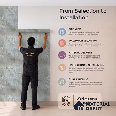 MH 217 | 10 Meter x 21 Inches Texture Look Wallpaper - 57.37 Sq. Ft. | Minimum 15% wastage during installation