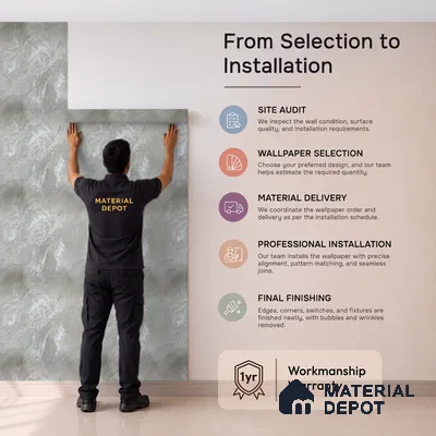 MH 258 | 10 Meter x 21 Inches Marble Look Wallpaper - 57.37 Sq. Ft.