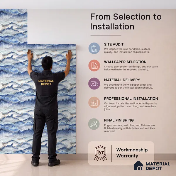 MM02 | 10 Meter x 21 Inches Abstract Look Wallpaper - 57.37 Sq. Ft. | Minimum 15% wastage during installation