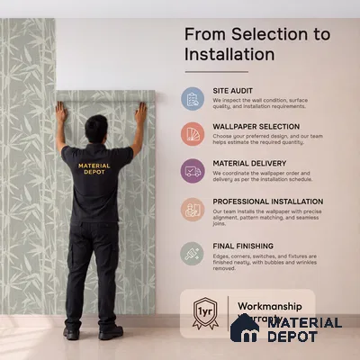 M16-4 | 10 Meter x 21 Inches Nature Look Wallpaper - 57.37 Sq. Ft. | Minimum 15% wastage during installation
