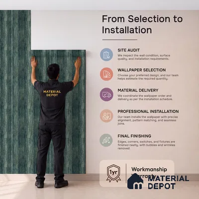 1321 | 10 Meter x 21 Inches Texture Look Wallpaper - 57.41 Sq. Ft. | Minimum 15% wastage during installation