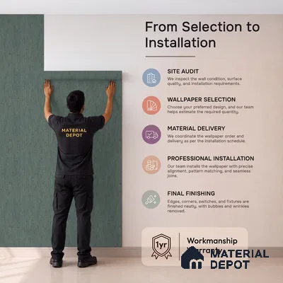 1356 | 10 Meter x 21 Inches Texture Look Wallpaper - 57.41 Sq. Ft. | Minimum 15% wastage during installation