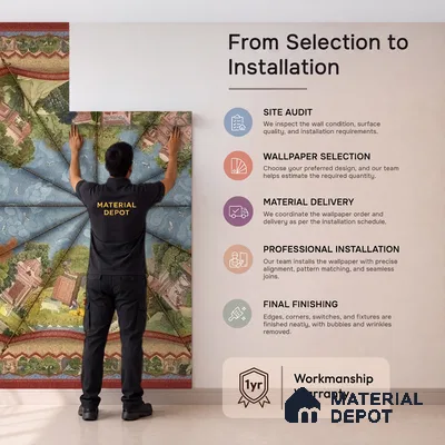 Maharaja Maharani Canopy Handmade Customized Ceiling Wallpaper
