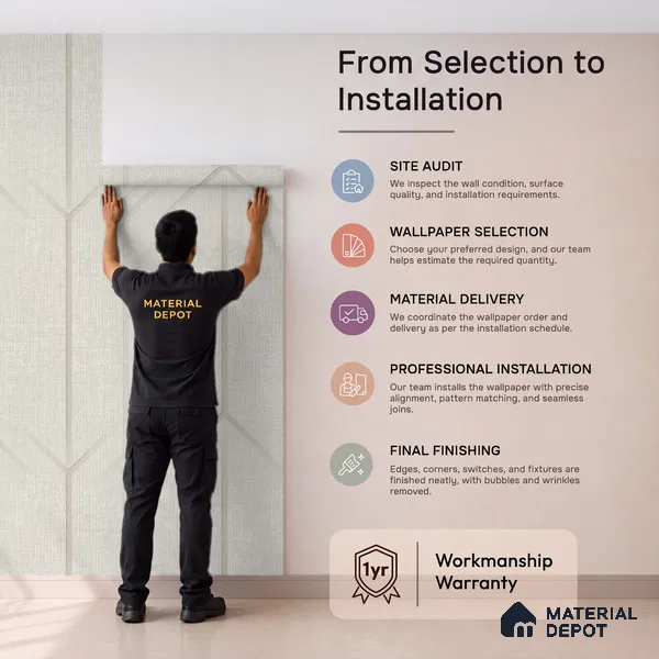 6842-1 | 5 Meter x 42 Inches Texture Look Wallpaper - 57.41 Sq. Ft.