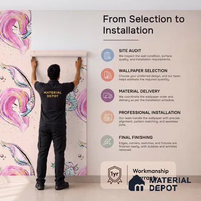 6860-2 | 5 Meter x 42 Inches Abstract Look Wallpaper - 57.41 Sq. Ft.