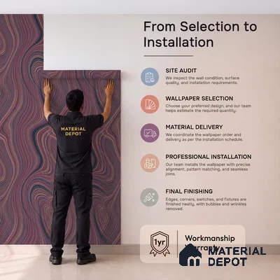 SO27050 | 10 Meter x 21 Inches Abstract Look Wallpaper - 57.41 Sq. Ft.