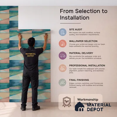 SO27031 | 10 Meter x 21 Inches Abstract Look Wallpaper - 57.41 Sq. Ft.