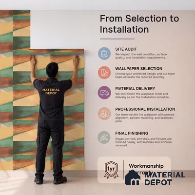 SO27035 | Multicolour Warm Watercolor Block Abstract Look Wallpaper 10 Meter x 21 Inches - 57.41 Sq. Ft.