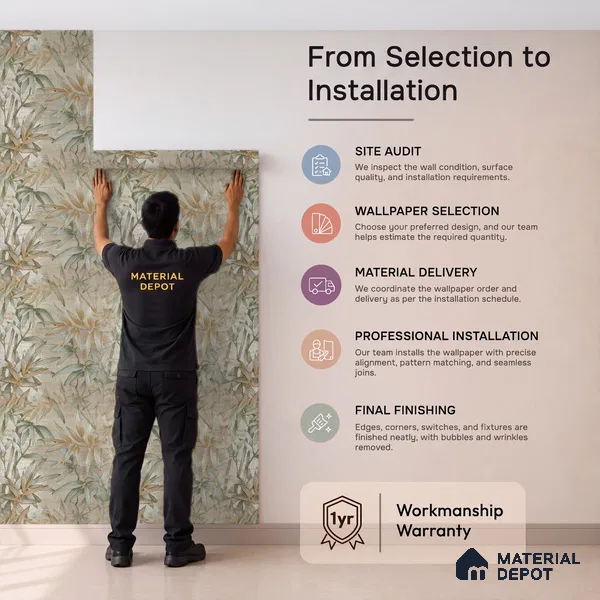2112 -3 | 10 Meter x 21 Inches Florals Look Wallpaper - 57.41 Sq. Ft.
