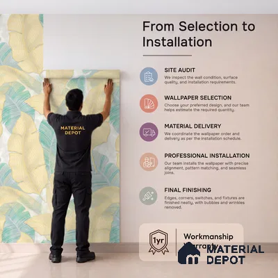 TC 787 | 5 Meter x 42 Inch  Florals Look Wallpaper - 57 Sq. Ft.