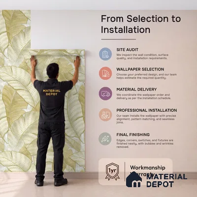 TC 788 | 5 Meter x 42 Inch  Florals Look Wallpaper - 57 Sq. Ft.