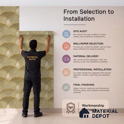 TC 700 | 5 Meter x 42 Inch  Patterned Look Wallpaper - 57 Sq. Ft.