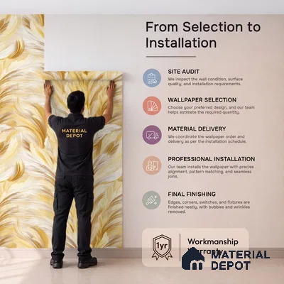TC 718 | 5 Meter x 42 Inch  Abstract Look Wallpaper - 57 Sq. Ft.