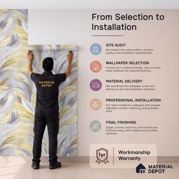 TC 719 | 5 Meter x 42 Inch  Abstract Look Wallpaper - 57 Sq. Ft.