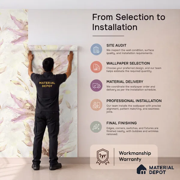 TC 792 | 5 Meter x 42 Inch Florals Look Wallpaper - 57 Sq. Ft.