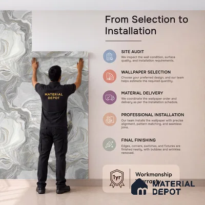 TC 780 | 5 Meter x 42 Inch  Abstract Look Wallpaper - 57 Sq. Ft.
