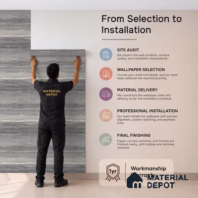 RD24-101 | 10 Meter x 21 Inch  Stone Look Wallpaper - 57 Sq. Ft.