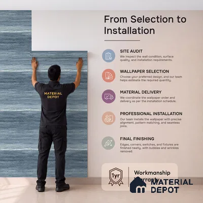 RD24-105 | 10 Meter x 21 Inch  Stone Look Wallpaper - 57 Sq. Ft.