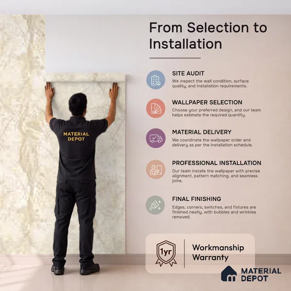81408-2 | 5 Meter x 42 Inch  Stone Look Wallpaper - 57 Sq. Ft.