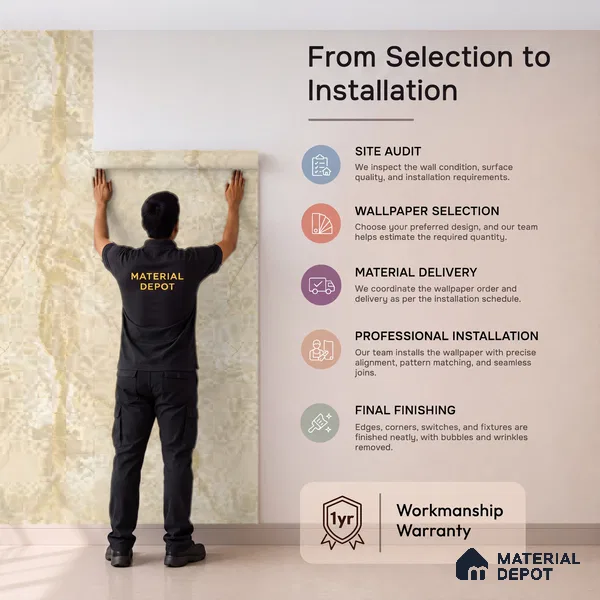 81408-3 | 5 Meter x 42 Inch  Stone Look Wallpaper - 57 Sq. Ft.