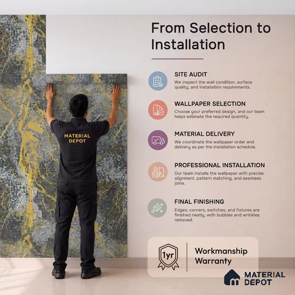 81408-4 | 5 Meter x 42 Inch Stone Look Wallpaper - 57 Sq. Ft.