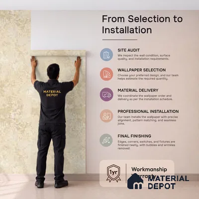 81407-3 | 5 Meter x 42 Inch  Stone Look Wallpaper - 57 Sq. Ft.