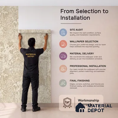 81409-4 | 5 Meter x 42 Inch  Stone Look Wallpaper - 57 Sq. Ft.