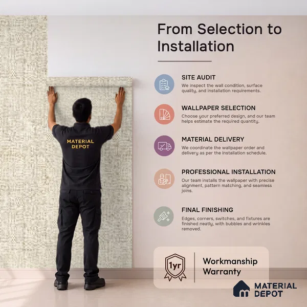 81411-3 | 5 Meter x 42 Inch Stone Look Wallpaper - 57 Sq. Ft.