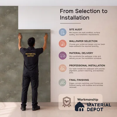 7521-2 | 9.5 Meter x 21 Inch Patterned Look Wallpaper - 55 Sq. Ft.