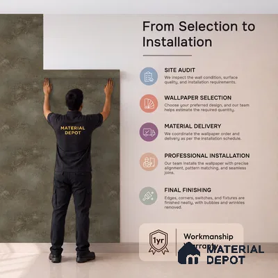 7521-3 | Dark Brown Cloud Plaster Concrete Patterned Wallpaper - 9.5 Meter x 21 Inch, 55 Sq. Ft.