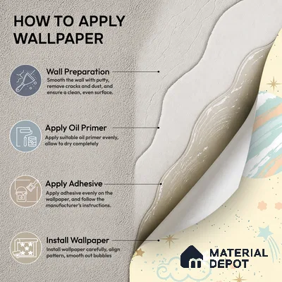 5136-1 | 5 Meter x 42 Inch PVC Space Look Wallpaper - 57 Sq. Ft. | Minimum 15% wastage during installation