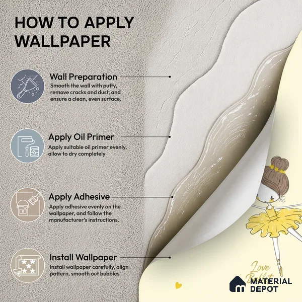 5145-1 | 5 Meter x 42 Inch PVC Patterned Look Wallpaper - 57 Sq. Ft. | Minimum 15% wastage during installation
