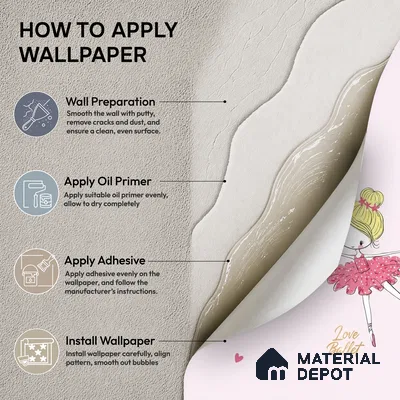 5145-2 | 5 Meter x 42 Inch PVC Patterned Look Wallpaper - 57 Sq. Ft. | Minimum 15% wastage during installation