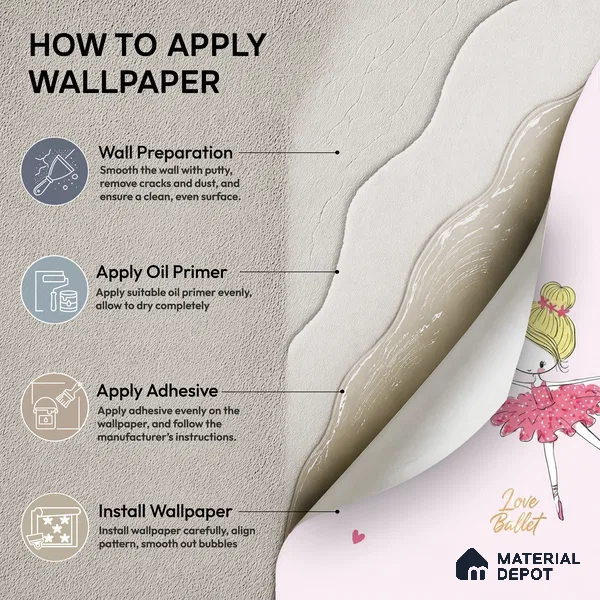 5145-2 | 5 Meter x 42 Inch PVC Patterned Look Wallpaper - 57 Sq. Ft. | Minimum 15% wastage during installation