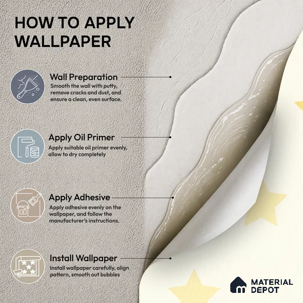 5152-1 | 5 Meter x 42 Inch PVC Patterned Look Wallpaper - 57 Sq. Ft. | Minimum 15% wastage during installation