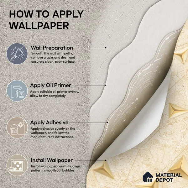 88490-1 | Gold 3D Diamond Facet PVC Patterned Wallpaper - 5 Meter x 42 Inch, 57 Sq. Ft. (Min. 15% Wastage)