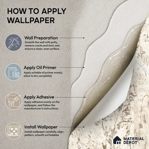 19000-3 | 5 Meter x 42 Inch PVC Patterned Look Wallpaper - 57 Sq. Ft. | Minimum 15% wastage during installation