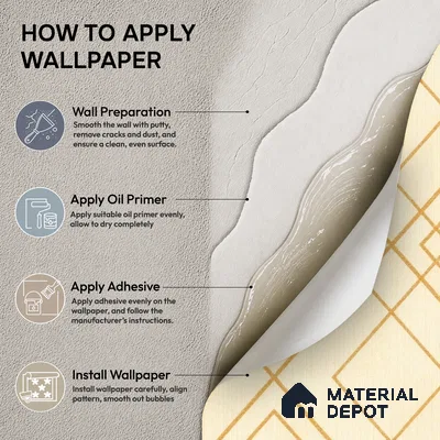 88495-1 | Cream Line Diamonds PVC Geometric Wallpaper - 5 Meter x 42 Inch, 57 Sq. Ft. (Min. 15% Wastage)