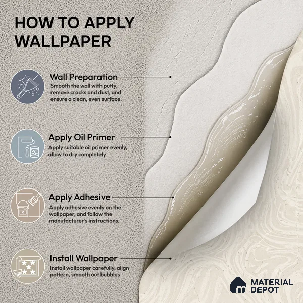 88461-1 | Cream Swirl Marble Look Wallpaper 5 Meter x 42 Inch PVC - 57 Sq. Ft. | Minimum 15% wastage during installation
