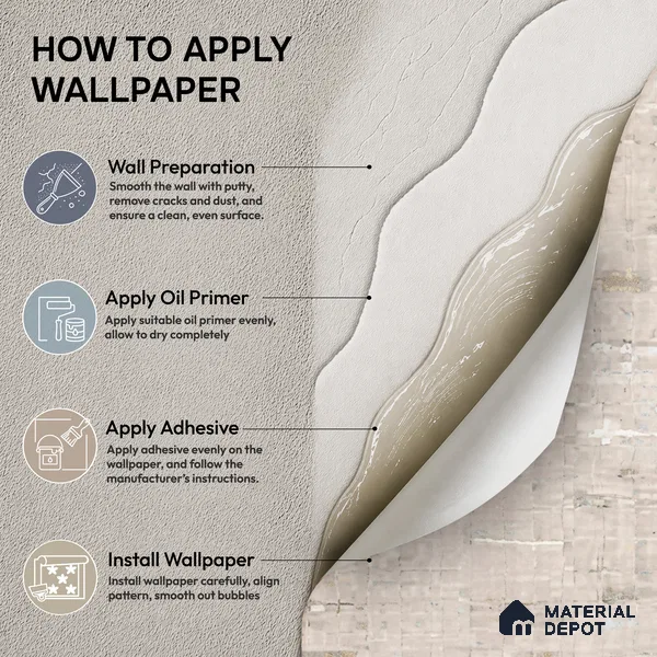 81279-3 | Cream Birch Bark PVC Textured Wallpaper - 5 Meter x 42 Inch, 57 Sq. Ft. (Min. 15% Wastage)