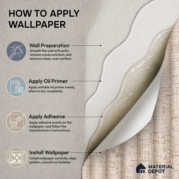 81280-2 | Warm Beige Wood Grain Stripe PVC Patterned Wallpaper - 5 Meter x 42 Inch, 57 Sq. Ft. (Min. 15% Wastage)