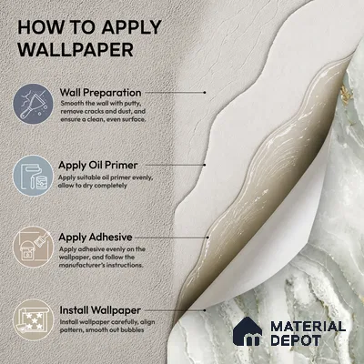 81281-2 | 5 Meter x 42 Inch PVC Marble Look Wallpaper - 57 Sq. Ft. | Minimum 10% wastage during installation